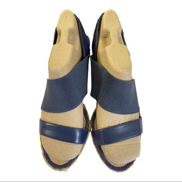 𝅺LAUREN RALPH LAUREN Carminda Espadrille Woven Wedge Sandals Shoes 9 - Picture 2 of 11